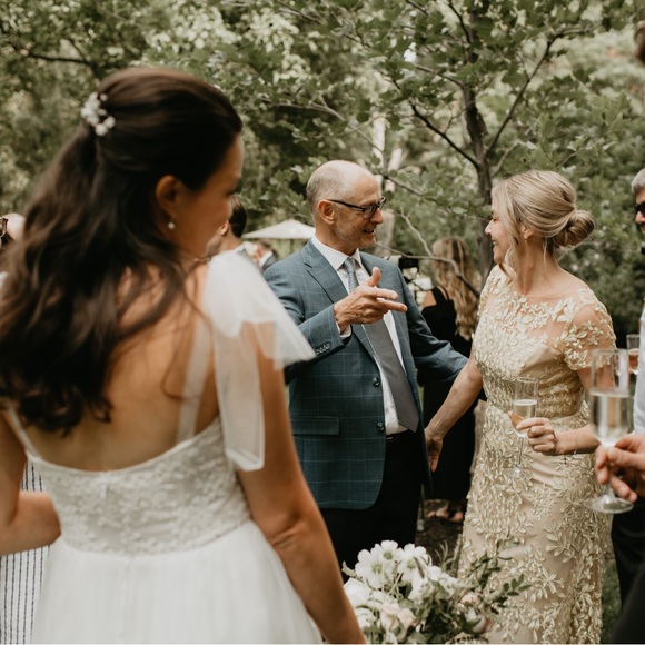 Custom made wedding dress size 6-8 - Picture 5 of 9